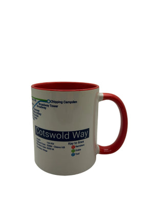 Cotswold Way London Underground style mug