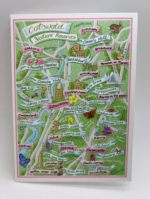 Katie B Morgan “Cotswold Nature Reserves” greetings card