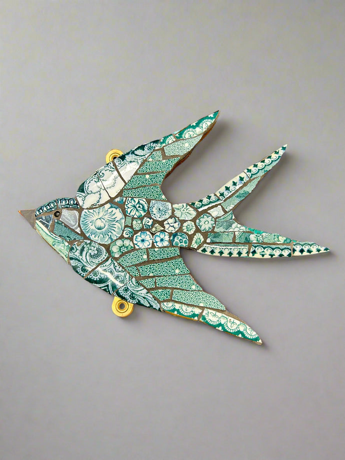 ChinaJack Mosaics small swallow ceramic mosaic wall hanging