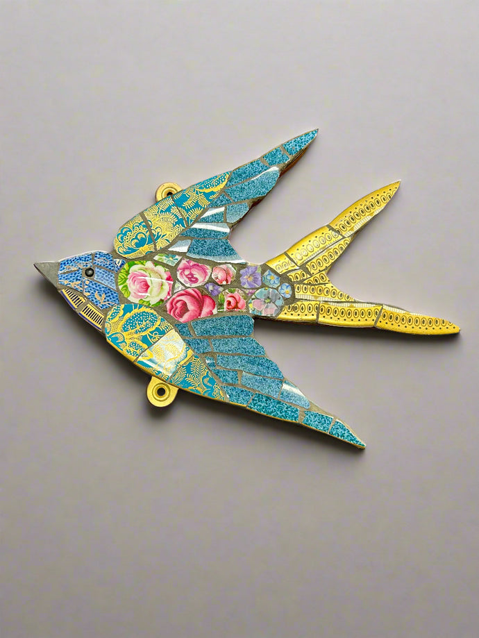ChinaJack Mosaics small swallow ceramic mosaic wall hanging 