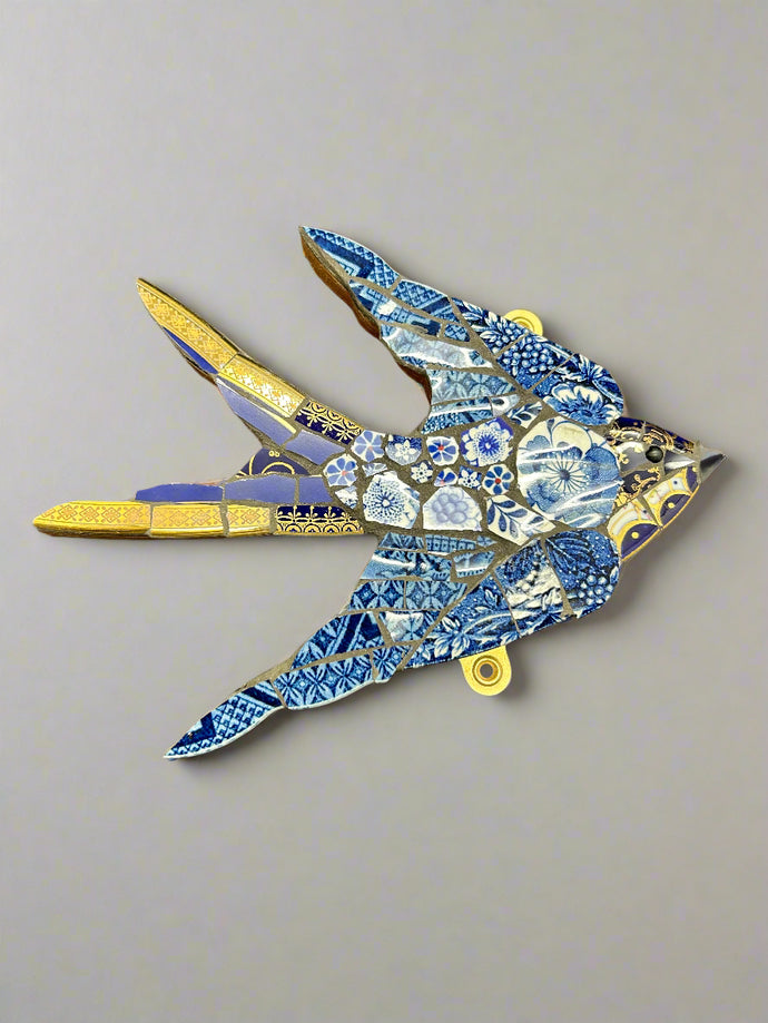 ChinaJack Mosaics small swallow ceramic mosaic wall hanging 