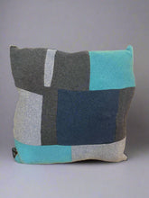 Load image into Gallery viewer, Nimpy Clothing blue cashmere cushion