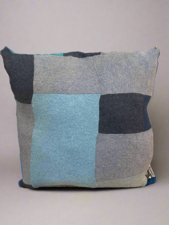 Nimpy Clothing blue cashmere cushion