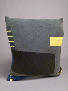 Nimpy Clothing blue cashmere cushion 