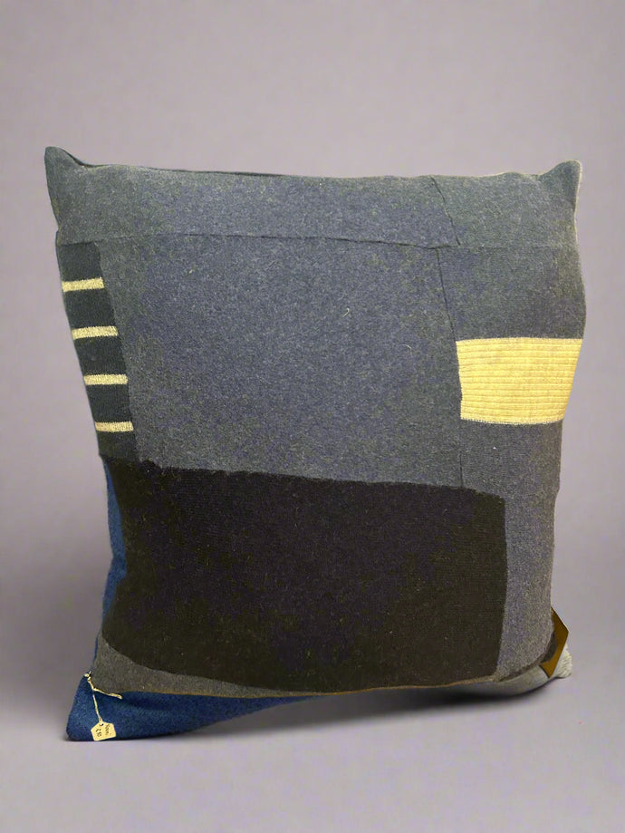 Nimpy Clothing blue cashmere cushion 