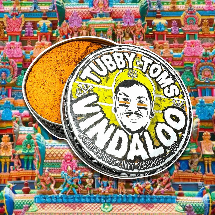 Tubby Tom's Vindaloo curry seasoning 70g tin
