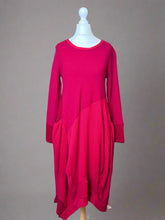 Load image into Gallery viewer, Nimpy Clothing upcycled cashmere cherry red long jumper/dress small medium