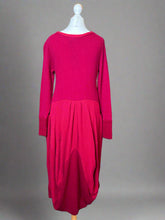 Load image into Gallery viewer, Nimpy Clothing upcycled cashmere cherry red long jumper/dress small medium