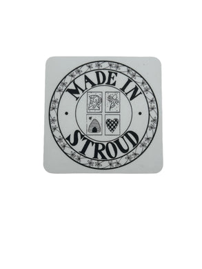 “Made in Stroud” logo coaster