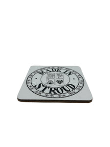 “Made in Stroud” logo coaster
