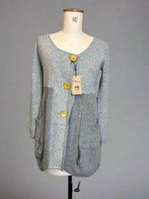 Load image into Gallery viewer, Nimpy Clothing Dabble grey tulip cardigan small