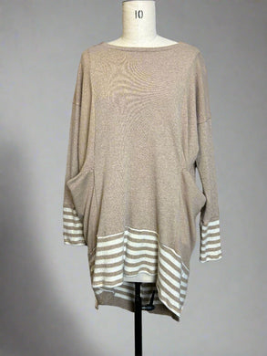 Nimpy Clothing Fudge and stripes big pocket dress medium