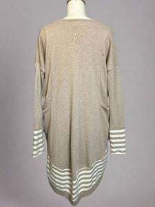 Nimpy Clothing Fudge and stripes big pocket dress medium