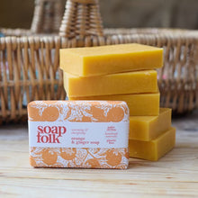 Load image into Gallery viewer, Soap Folk Orange &amp; Ginger Soap