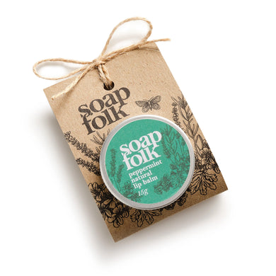 Soap Folk Peppermint natural lip balm