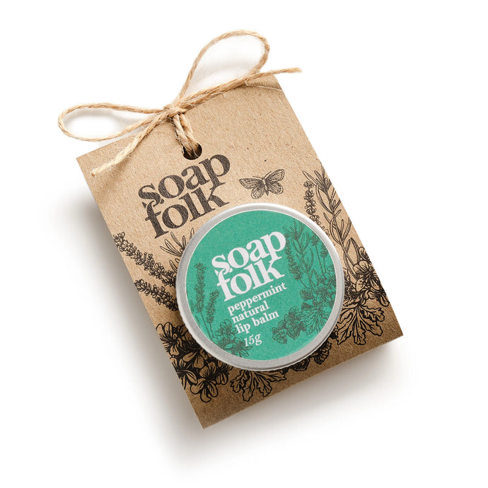Soap Folk Peppermint natural lip balm