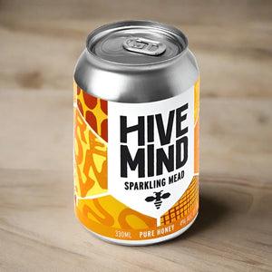 Hive Mind Pure Honey sparking mead 4% ABV