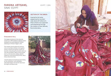 Load image into Gallery viewer, Woman in traditional attire with embroidered dress in Egypt
