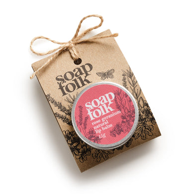 Soap Folk Rose Geranium lip balm