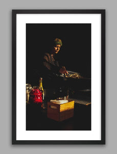 Expoja Framed "Farmers Market" print