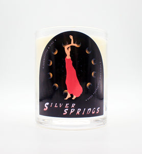 Desert Queen "Silver Springs" eucalyptus and pine essential oil scented candle