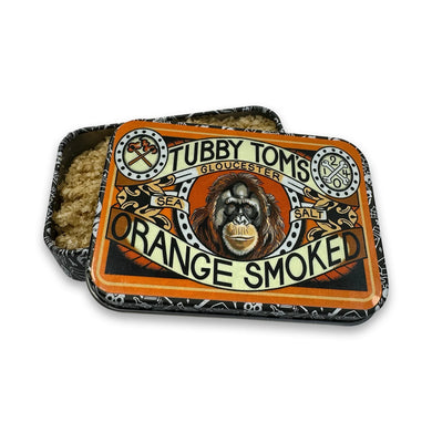 Tubby Tom's Orange wood smoked sea salt flakes 50g