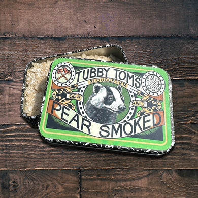 Tubby Tom's Pear wood smoked sea salt flakes 50g