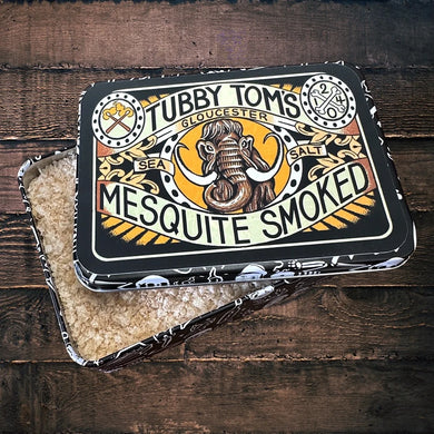 Tubby Tom's Mesquite smoked sea salt flakes 200g