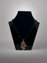 Load image into Gallery viewer, Owen Davies Cooper electroplated oak leaf pendant (Owen13)