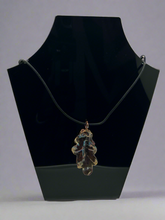 Load image into Gallery viewer, Owen Davies Cooper electroplated oak leaf pendant (Owen11)