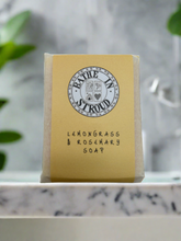 Load image into Gallery viewer, Bathe in Stroud Lemongrass and rosemary soap 70g