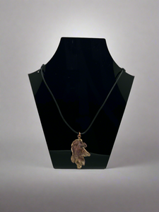 Owen Davies Cooper electroplated oak leaf pendant (Owen13)