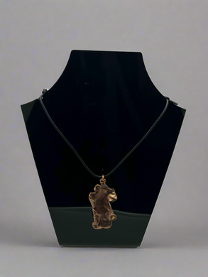 Owen Davies Cooper electroplated oak leaf pendant 