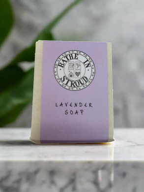 Bathe in Stroud Lavender soap bar 70g