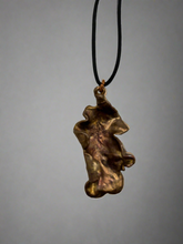 Load image into Gallery viewer, Owen Davies Cooper electroplated oak leaf pendant (Owen10)
