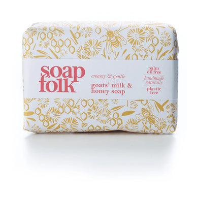 Soap Folk - Organic goat's milk and honey soap 105g