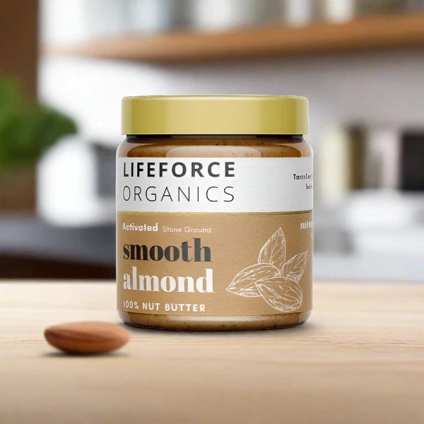 Lifeforce Organics Activated Smooth Almond Butter - 220g
