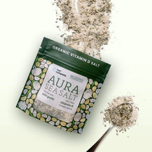 Load image into Gallery viewer, Feel Compete Aura organic  sea salt infused with wild garlic with vitamin D