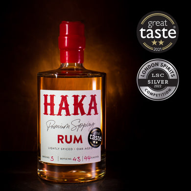 The Boutique Distillery Haka premium sipping rum 44% ABV (Boutique)