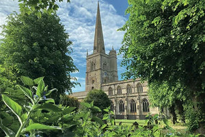 Cotswolds Cards "Burford church" greetings card 