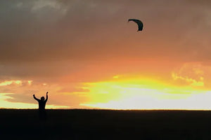 Cotswolds Cards "Sunset (kite flying)" greetings card 