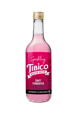 Tibico Fragmentary Raspberry & Elderflower Water Kefir 330ml