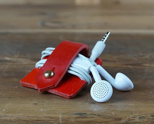 Neil Griffin Leather cable wrap