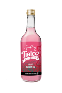 Tibico Fermentary Rhubarb & Hibiscus Water Kefir 330ml