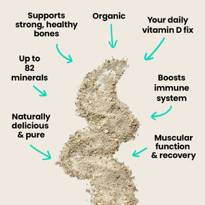 Feel complete Aura organic Celtic sea salt infused with mushroom and herbs with added Vitamin D