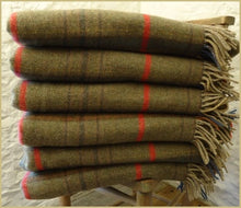 Load image into Gallery viewer, Cotswold Woollen Weavers Gloucestershire Check lambs wool merino throw