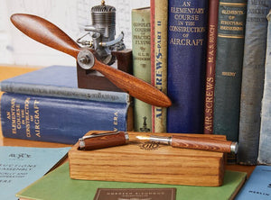 Hordern Richmond Fountain pen made from original spitfire propeller