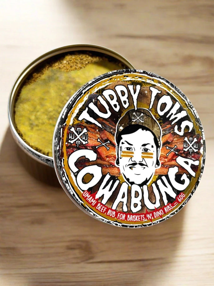 Tubby Tom’s Cowabunda seasoning tin