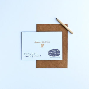 Stephanie Cole Design "Little darling" greetings card (STECO)