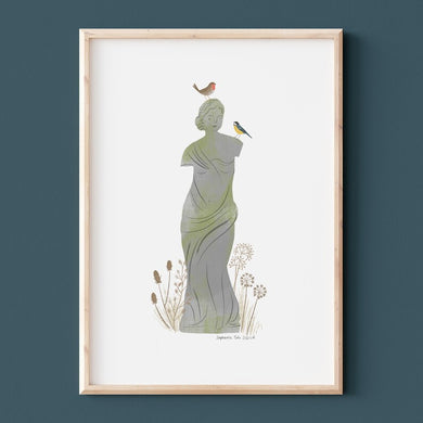 Stephanie Cole Design “Statue” A4 print